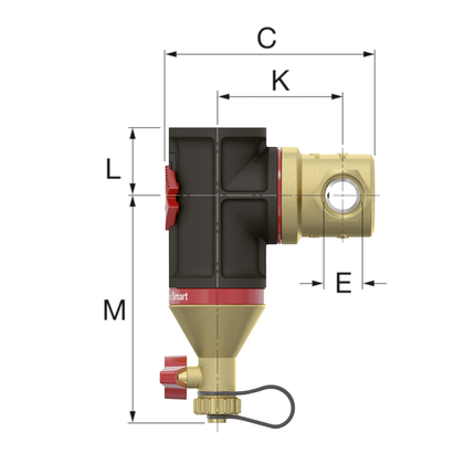 Flamco vuilafscheider Clean smart 22MM - afb. 3