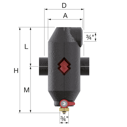 Flamcovent Clean Smart 2" Ecoplus - afb. 1