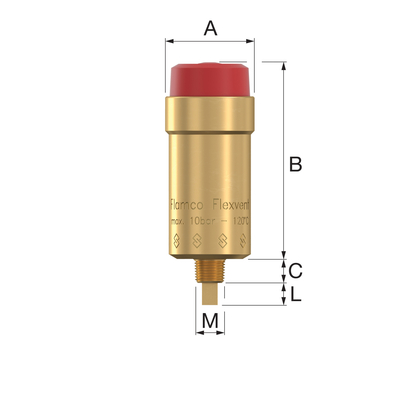 Flexvent ontluchter 1/8" - afb. 2