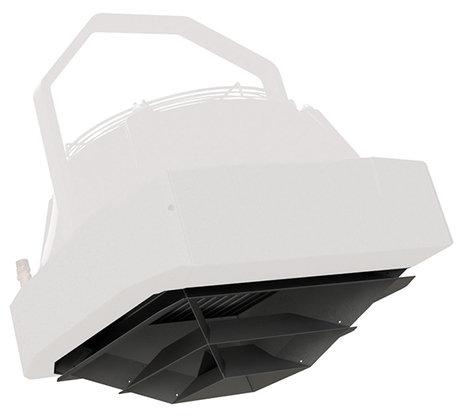 Flowair bev.mat. LEO 4-zijdig uitblaas rooster voor LEO XL DRL - afb. 1