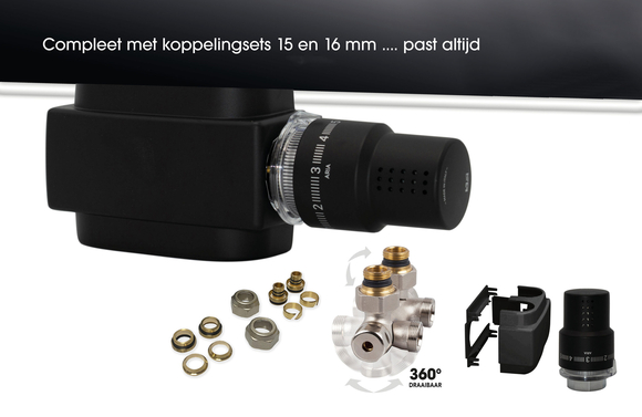 Freestyle onderblok kit mat zwart DRL - afb. 1