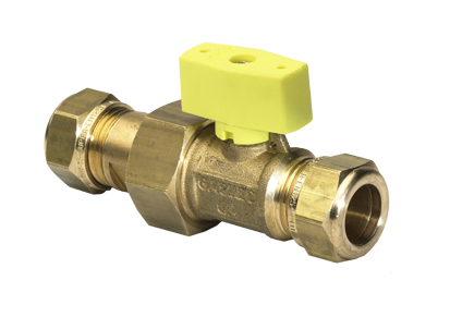 Gaskraan 15x15 knel recht - afb. 1