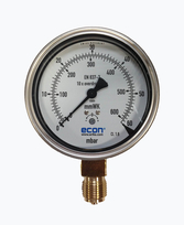 gAvilar manometer 100mm RVS 0-60mbar 1/2