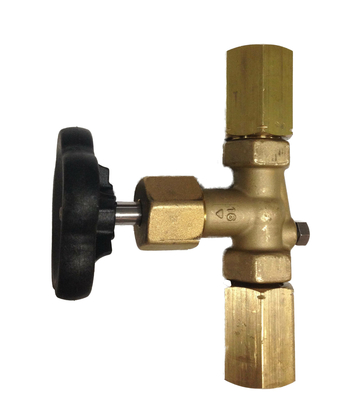 gAvilar manometer afsluiter 1/2" dubbele - afb. 1