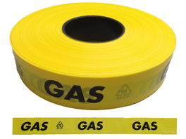 gAvilar waarschuwingslint G geel/gasleid