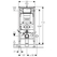 Geberit Duofix WC element UP320 H112 90/110 111.308.00.5 - afb. 3