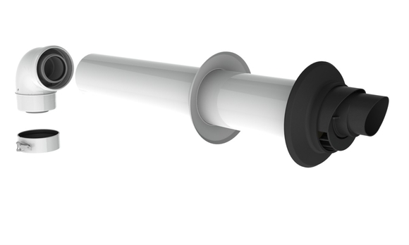 Geveldoorvoer PP HR 60/100 + bocht - afb. 1