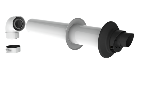 Geveldoorvoer PP HR 60/100 + bocht - afb. 2