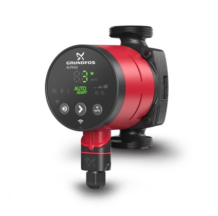 Grundf ALPHA2 25-60 130mm 230V 99411150 - afb. 1