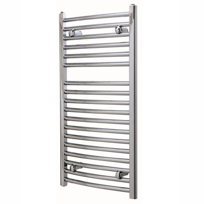 Handdoekradiator Lisa recht chroom 1411x500 4x1/2" DRL - afb. 1