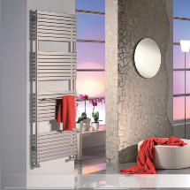 Handdoekradiator Stefania 2030x500x40 RVS satin 670W DRL - afb. 1