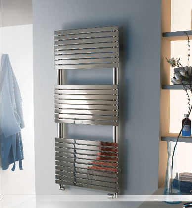 Handdoekradiator Stefania 735x500x40 RVS gepol. 262W DRL - afb. 1