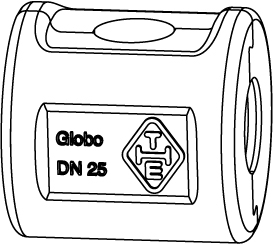 HEI isolatieschaal tbv Globe DN25 0670-0 - afb. 1