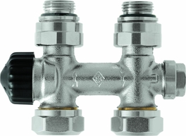 Heim.Multilux 1/2"Recht onderblok 2-pijp