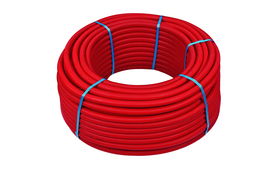Henco Alupex buis 32x3 R=25m standard m/mantel rood