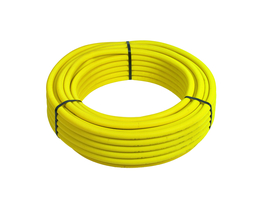 Henco Gas 32x3,0mm man.geel rol a 25 mtr