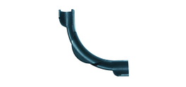 Henco Geleidebocht Alu/Pex buis 16mm