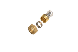 Henco Press Kopp.met Cu Knel 26x22mm