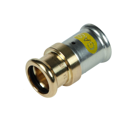 Henco rechte kopp.26x22 v. gas pers x koper pers 36PG-2622P - afb. 1