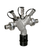 HON terugstroombev.afsl.1/2"bu RVS uitvo