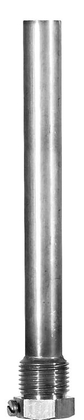 Honeywell RVS dompelbuis 1/2" L=150mm WS - afb. 1