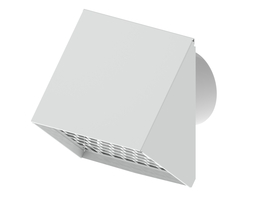 HR-WTW Geveldoorvoer diam.180mm wit