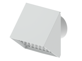 HR-WTW Geveldoorvoer diam.180mm wit