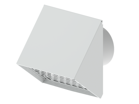 HR-WTW Geveldoorvoer diam.180mm wit - afb. 1