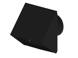 HR-WTW Geveldoorvoer diam.180mm zwart
