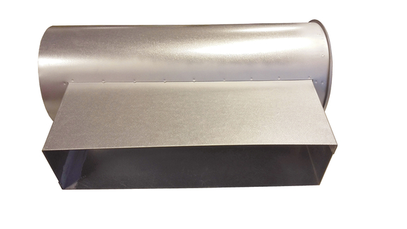 ID roosterbox kanaal 500x100 aansl.180mm - afb. 1