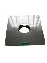 Inox QA afdekplaat RVS D50 vierkant 203.