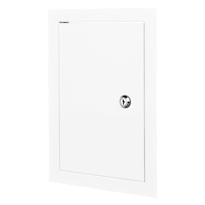 Inspectieluik 300x400mm Met Slot Wit Die - afb. 1