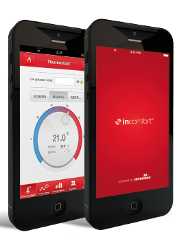 Kamerthermostaat Comfort Touch wit incl. gateway Intergas 032014 - afb. 1