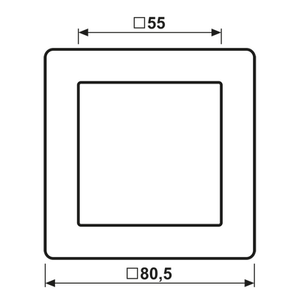 Jung afdekplaat tbv A1504 wit - afb. 2