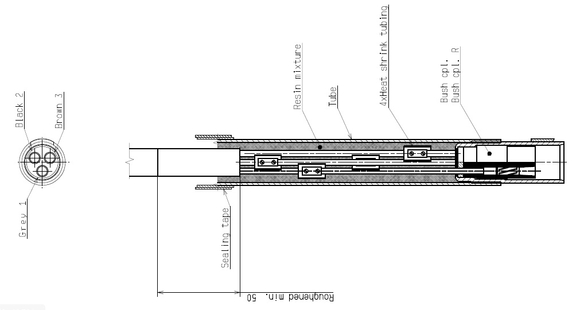 KABELVERB.SET + STEK. 4X2.5MM2 799951 - afb. 1