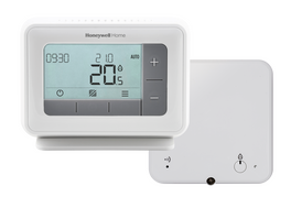 Klokthermostaat+RF-module T4R aan/uit of OpenTherm draadloos Honeywell