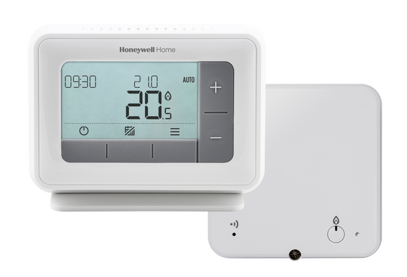 Klokthermostaat+RF-module T4R aan/uit of OpenTherm draadloos Honeywell - afb. 1