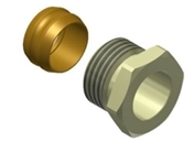 Knelset 1/2"x15mm tbv Danfoss koper en s - afb. 1