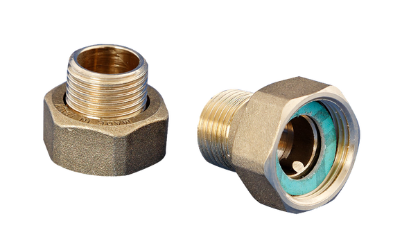 KOPPELING SET 1.1/2" X 1" MESS - afb. 1