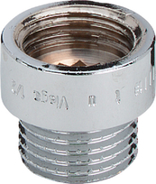 Kraanverlengstuk 1/2 x 25 mm chroom