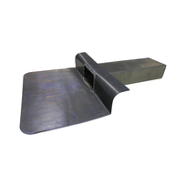 Loden kiezelbak haaks U 100 90gr.