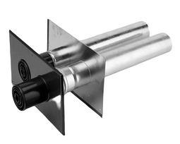 M&G 2000SE 2-pijps geveldoorvoer.2x80mm