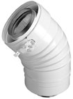M&G Conc.bocht 45GR 100/150mm Wit 456157