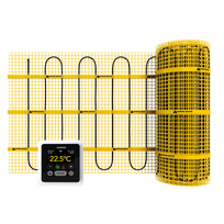 Mat elektrische vloerverwarming + kloktherm. 1050W 7m2 MAGNUM