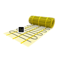 Mat elektrische vloerverwarming + kloktherm. 1350W 9m2 MAGNUM