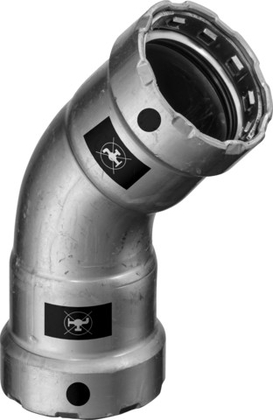 Megapress bocht 45gr 1.1/2 2x pers 4226 - afb. 2