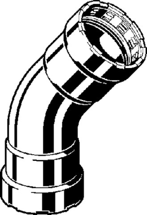 Megapress bocht 45gr 1.1/2 2x pers 4226 - afb. 3