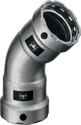 Megapress bocht 45gr 3/4 2x pers 4226 69 - afb. 1