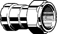 Megapress S Schroefkoppeling 3/4x1 4363 - afb. 2