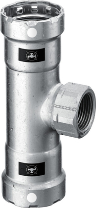 Megapress S T-stuk 1.1/4x3/4x 1.1/4 4317 - afb. 1